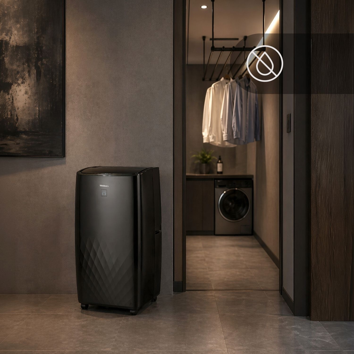 Mobiele airco 9000 BTU - wifi - verwarmen en ontvochtigen