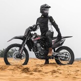 Motorhelm Dual Sport Adventure Matzwart Maat M | DOT FMVSS-218 | Dubbel vizier Pinlock 30 compatibel zonnevizier