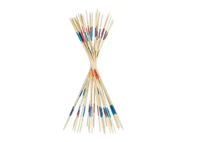 XXL Reuzenmikado Tuinspel - 90cm Bamboe Stokjes, 31 Delig, Meerkleurig