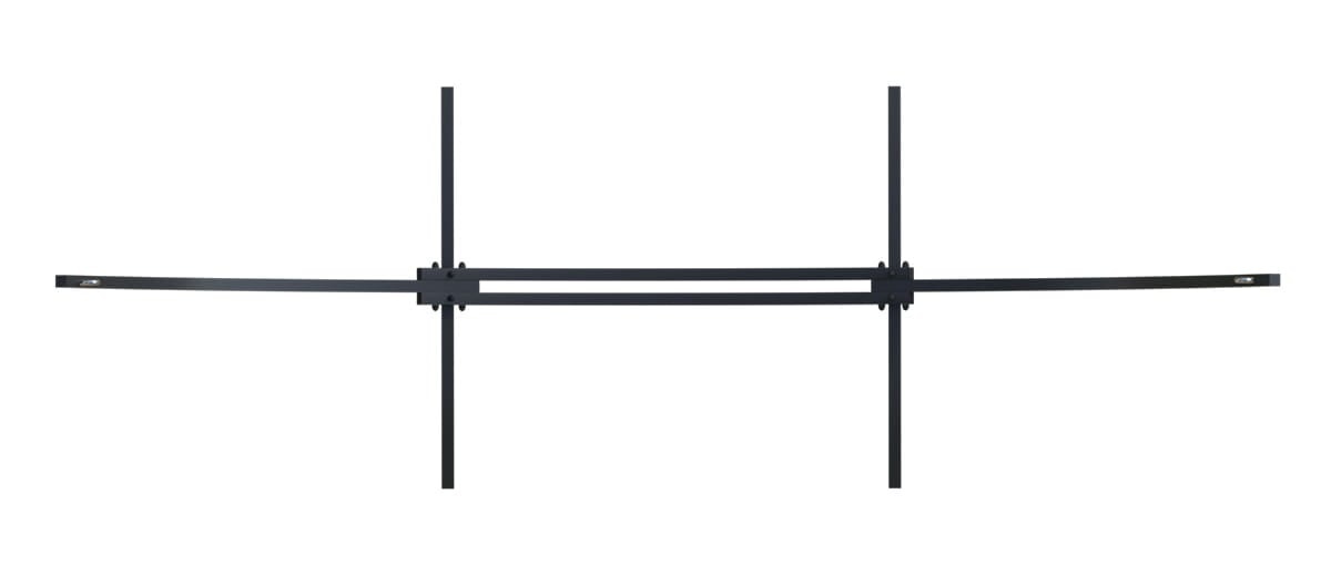 Standaard voor hangmat & hangstoel 2in1 opvouwbaar – Zwart frame
