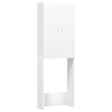 vidaXL Wasmachinekast 64x25,5x190 cm wit