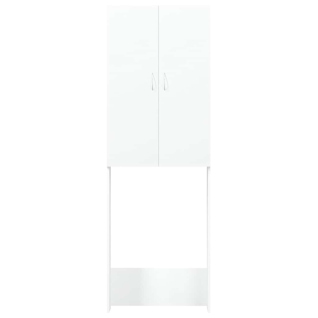 vidaXL Wasmachinekast 64x25,5x190 cm wit