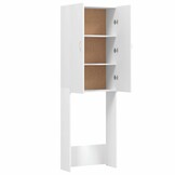 vidaXL Wasmachinekast 64x25,5x190 cm wit