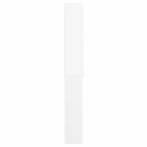 vidaXL Wasmachinekast 64x25,5x190 cm wit
