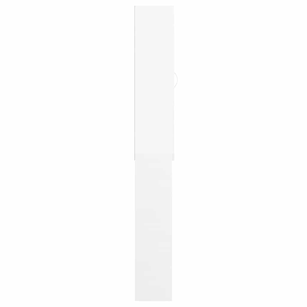 vidaXL Wasmachinekast 64x25,5x190 cm wit