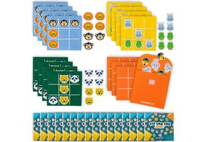 Tic Tac Toe Spel Jungle Dieren (16 Stuks) - Feesttasvullers met 40% Korting