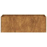 Roestige Plantenbak Staal 120x40x40 cm - 29% Korting