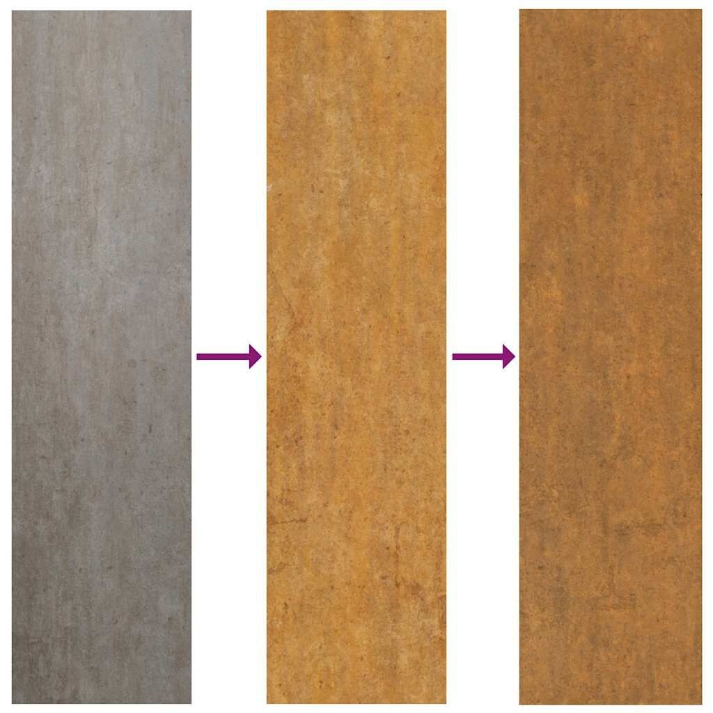 Roestige Plantenbak Staal 120x40x40 cm - 29% Korting
