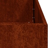 Roestige Plantenbak Staal 120x40x40 cm - 29% Korting