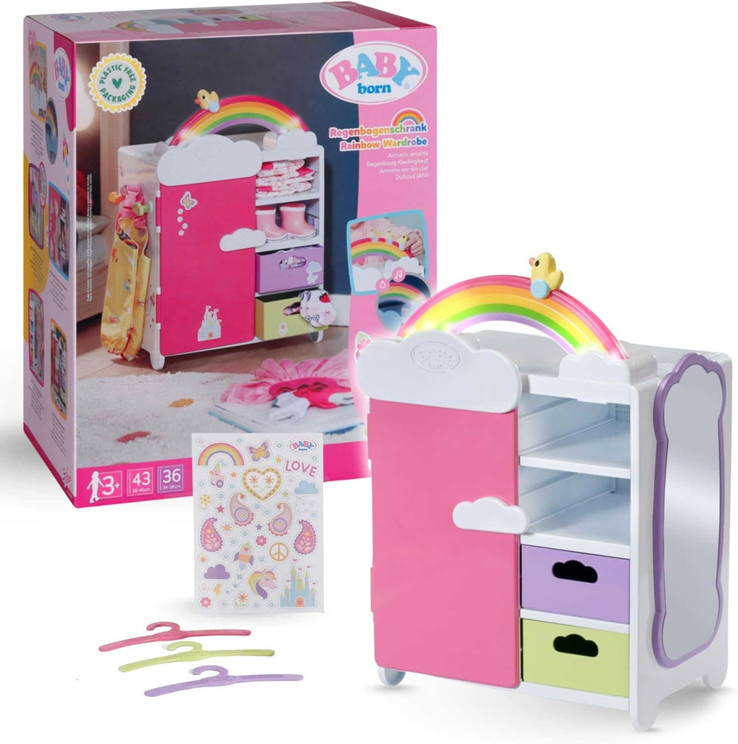 BABY born Regenboog Poppenkast - 34% Korting