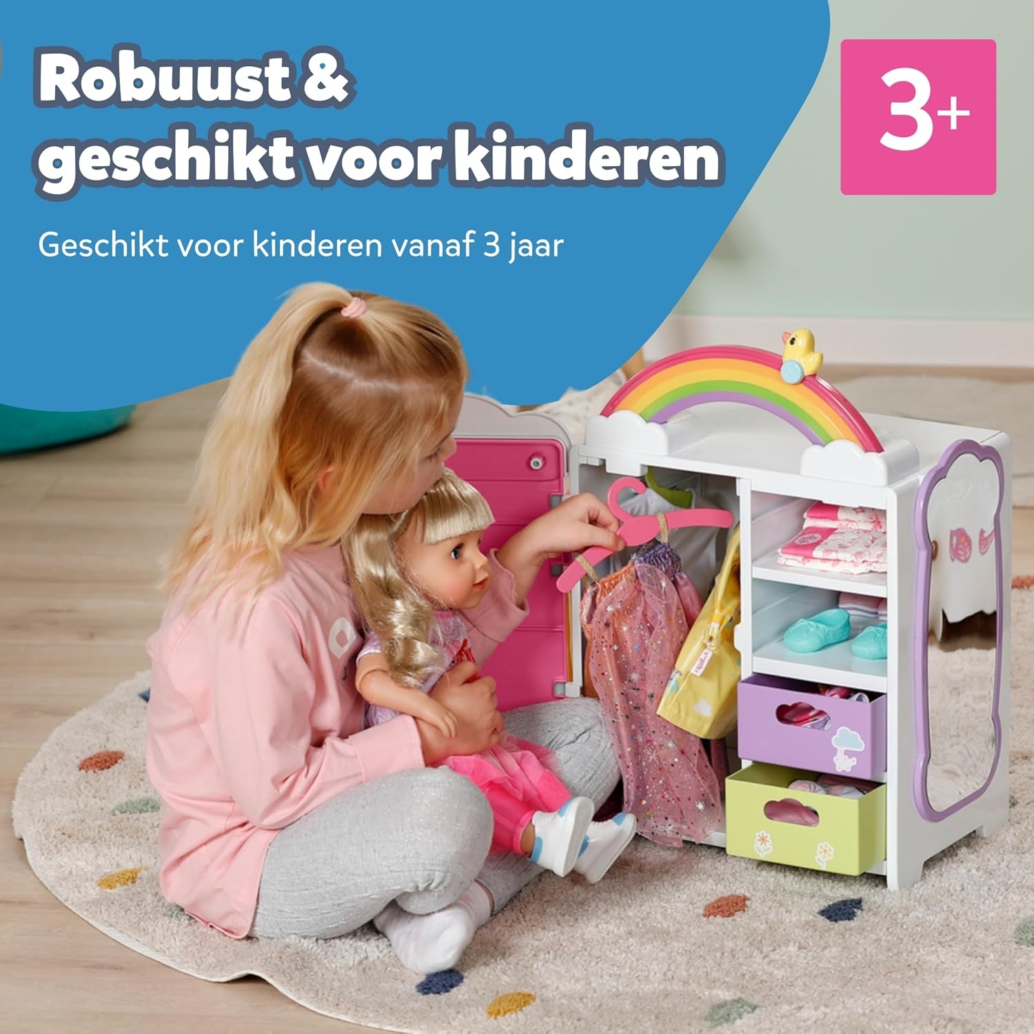 BABY born Regenboog Poppenkast - 34% Korting