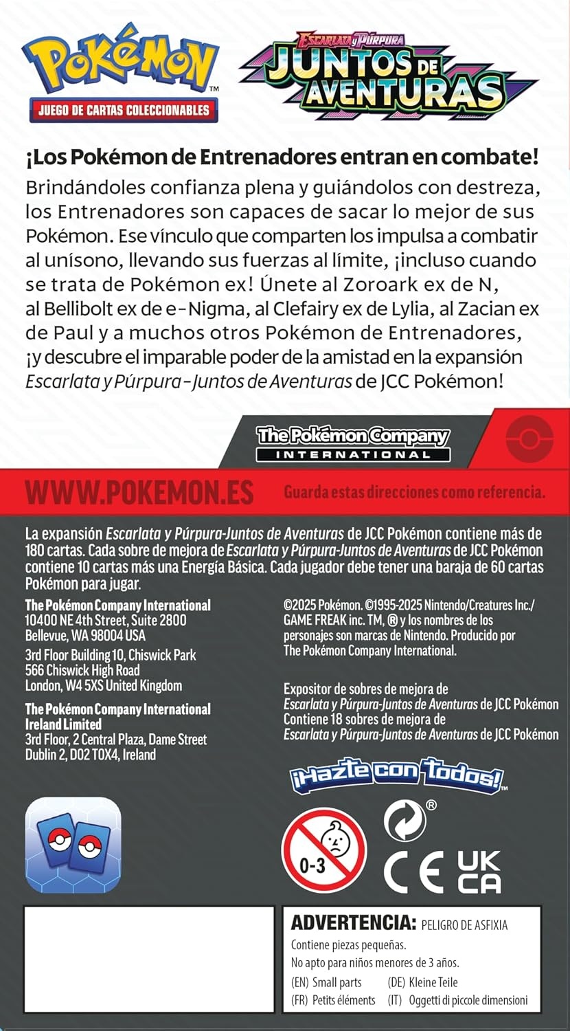 Pokémon Boosterpakketten Scharlaken & Paars: Samen op Avontuur - 30% Korting