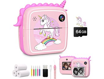 Kinder Camera met Direct Print & 50MP - 34% Korting!