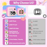 Kinder Camera met Direct Print & 50MP - 34% Korting!