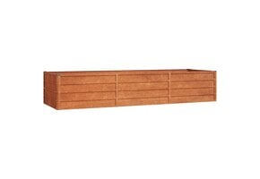 Verhoogde Plantenbak Cortenstaal 240x80x45 cm - 34% Korting