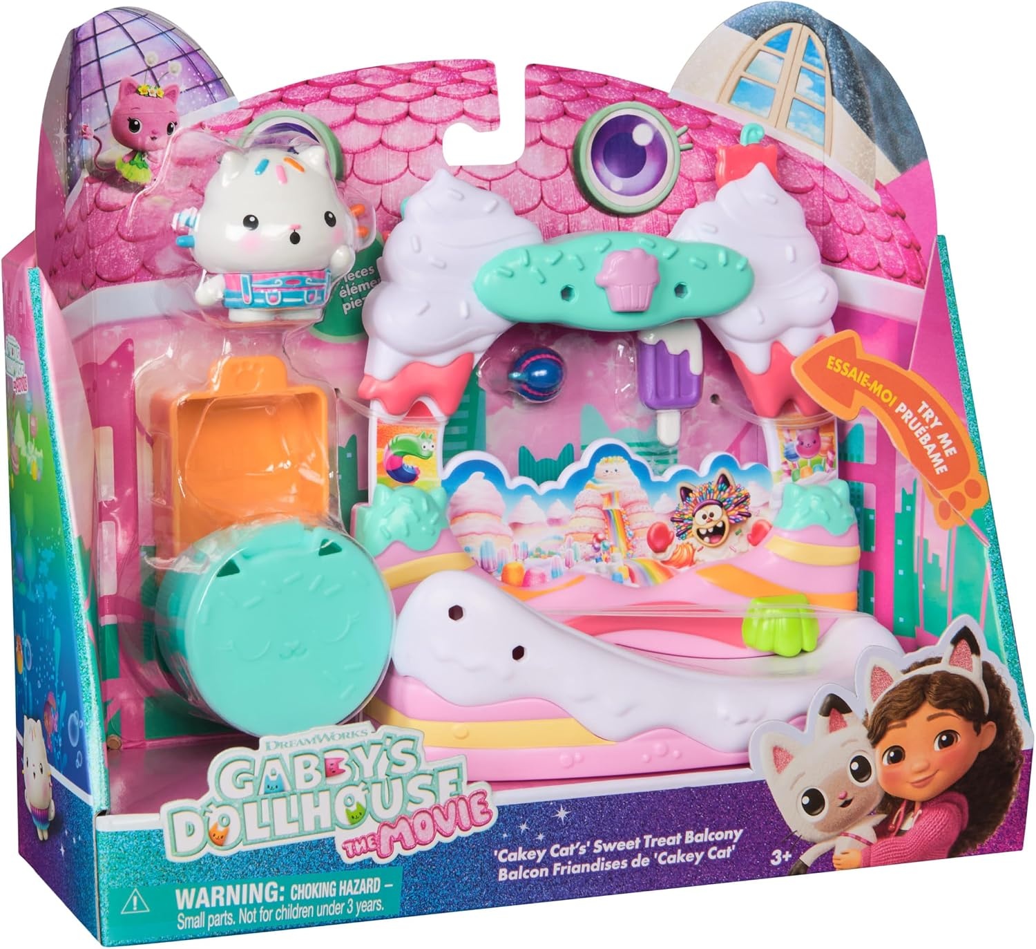 Gabby's Poppenhuis Speelset: Cakey Kat Zoet Balkon - 34% Korting!