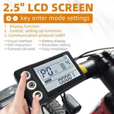 Fietscomputer LCD S866 voor E-bike & Scooter | 24-60V | Waterdicht | 33% Korting