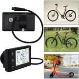 Fietscomputer LCD S866 voor E-bike & Scooter | 24-60V | Waterdicht | 33% Korting