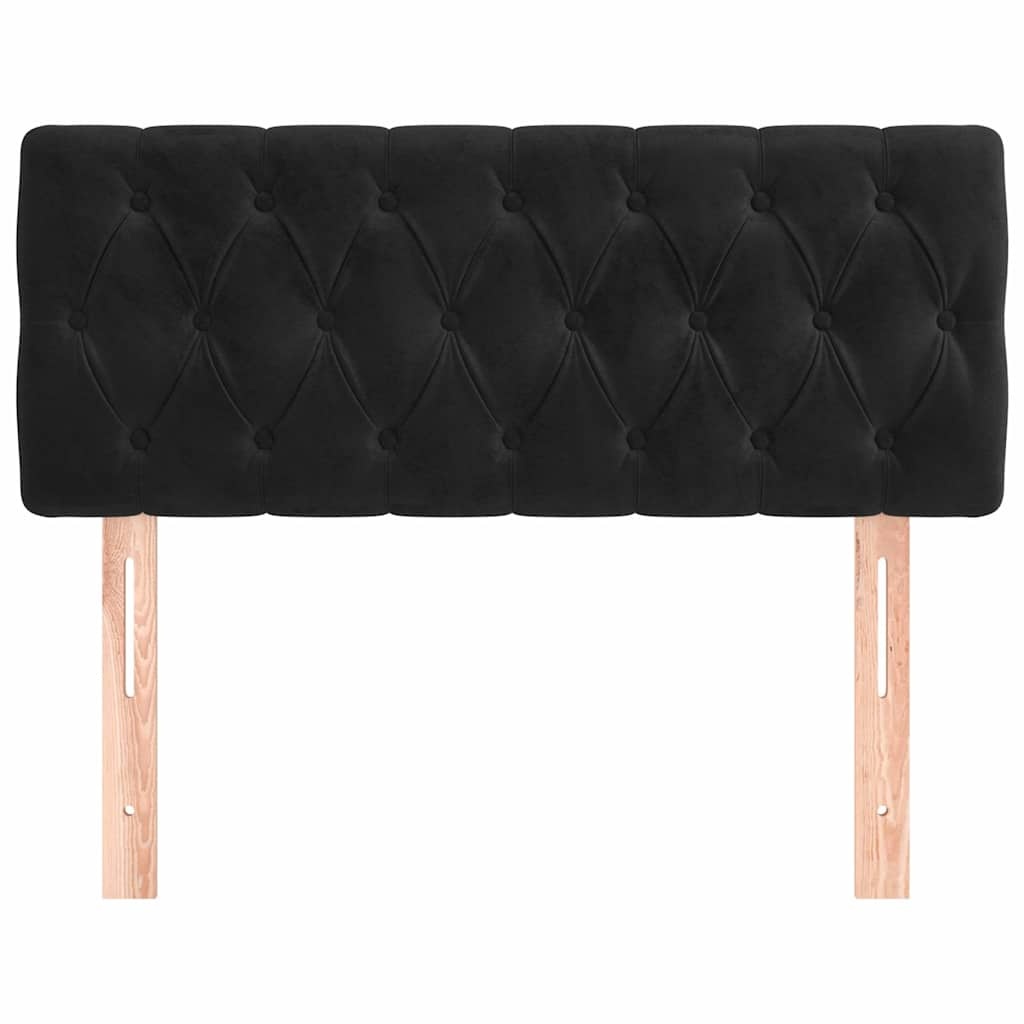 Hoofdbord Fluweel Zwart 100cm - 78% Korting!