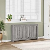 Radiatorombouw Hout Grijs Sonoma Eiken 149x20x82 cm - 29% Korting