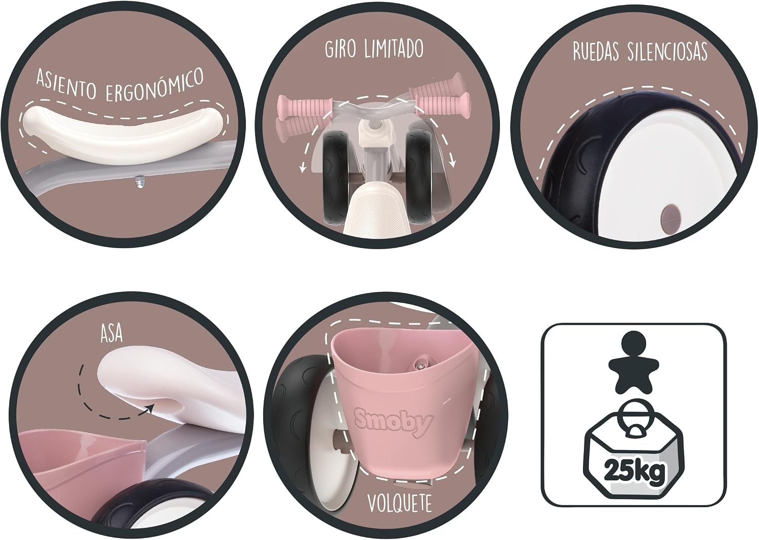 Loopauto Roze - 53% Korting! - Vanaf 12 Maanden