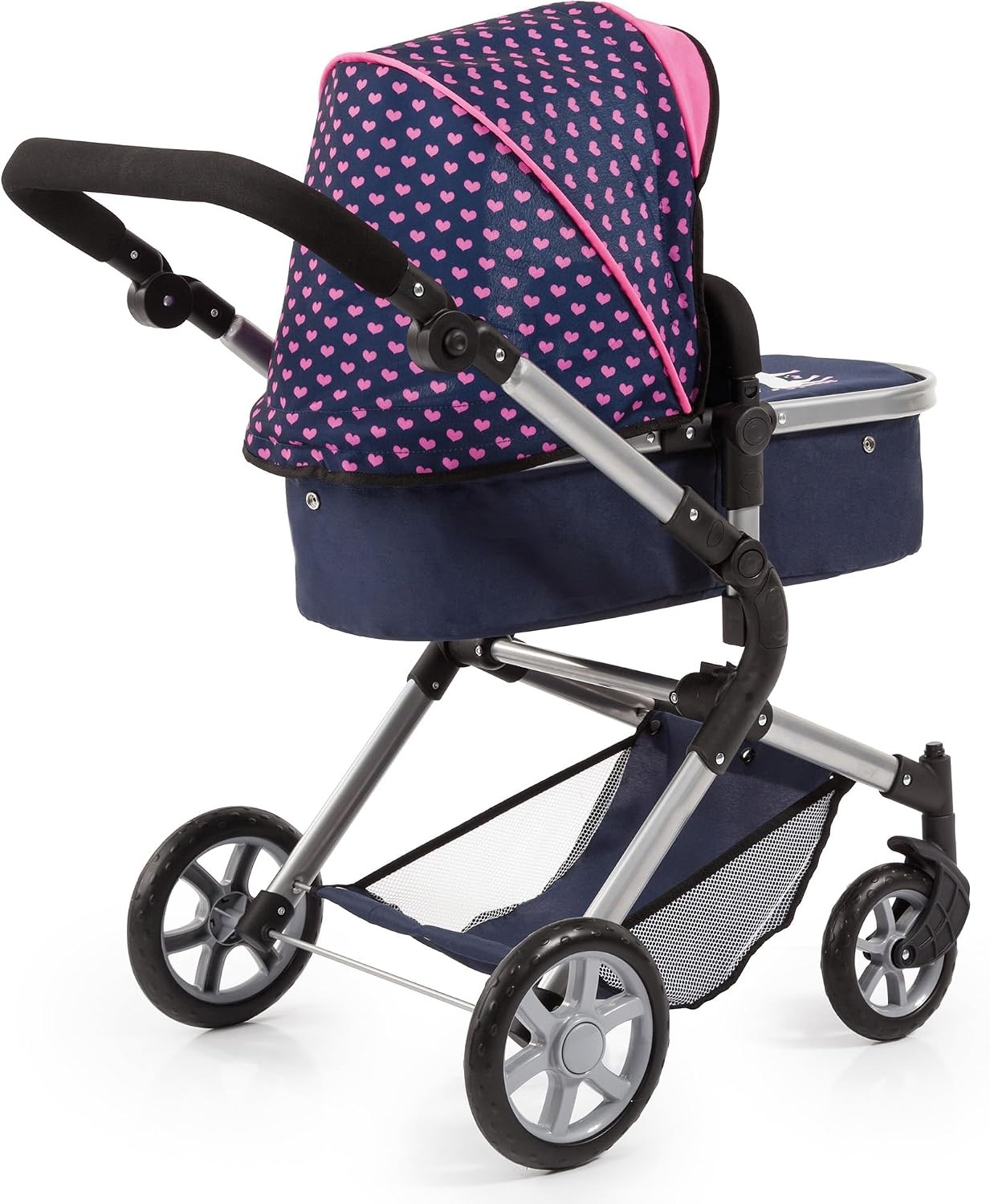 City Neo Poppenwagen Met Tas, Verstelbaar & Ombouwbaar - Blauw/Roze (29% Korting)