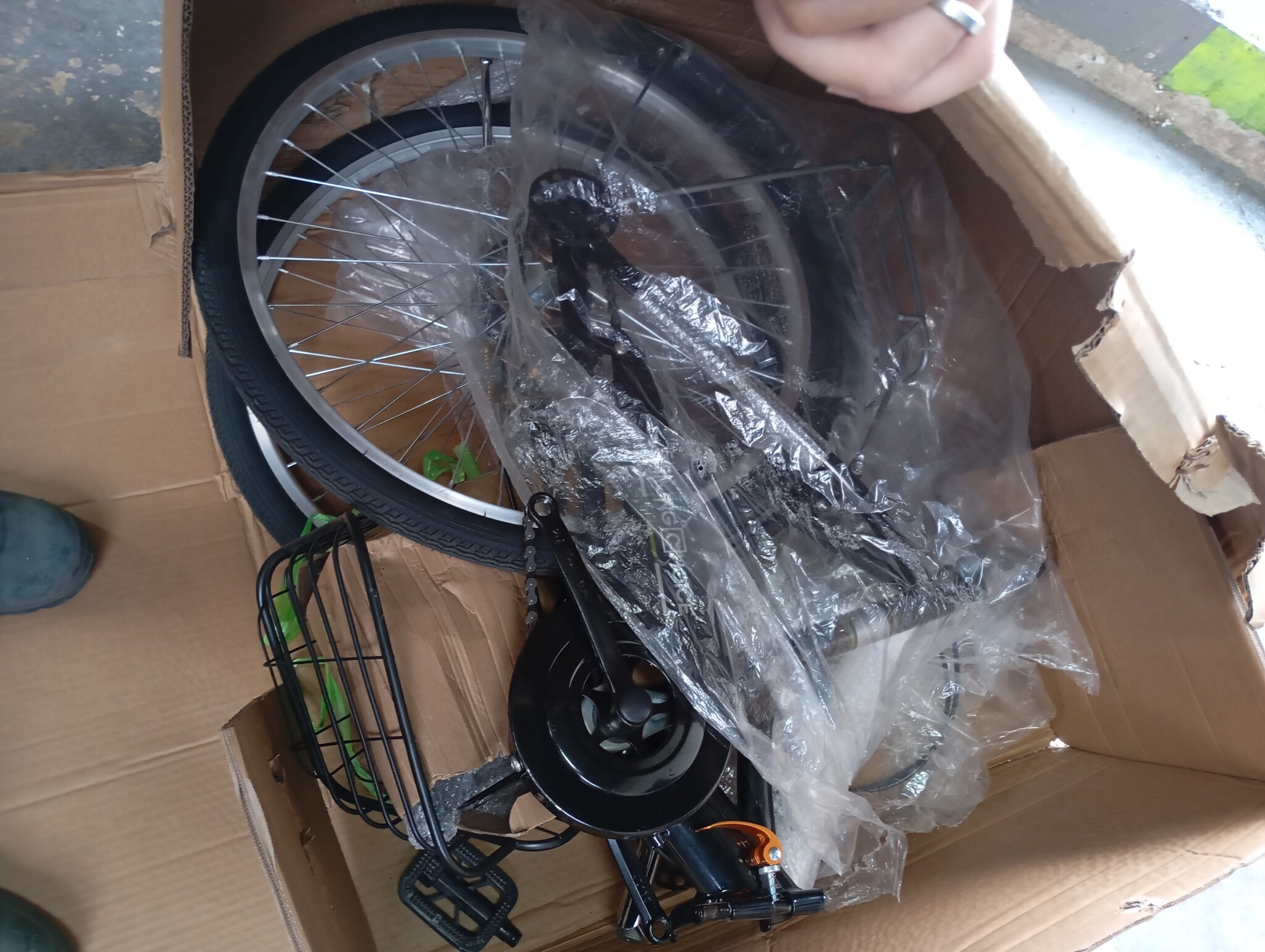 Vouwfiets 24 inch Zwart - 50% Korting