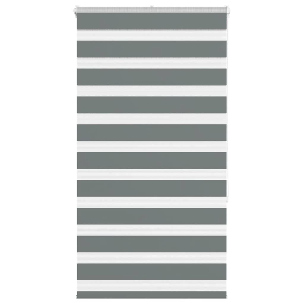 Donkergrijs Zebra Rolgordijn 90x150 cm