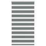 Donkergrijs Zebra Rolgordijn 90x150 cm - 28% Korting!