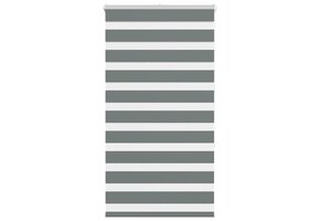 VidaXL Zebra rolgordijn Donkergrijs 90x150cm - 41% Korting