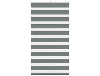 Donkergrijs Zebra Rolgordijn 90x150 cm - 28% Korting!