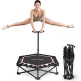 Fitness Trampoline Ø106,5 cm - Opvouwbaar, met Handgreep - 35% Korting!