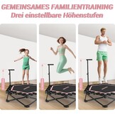 Fitness Trampoline Ø106,5 cm - Opvouwbaar, met Handgreep - 35% Korting!