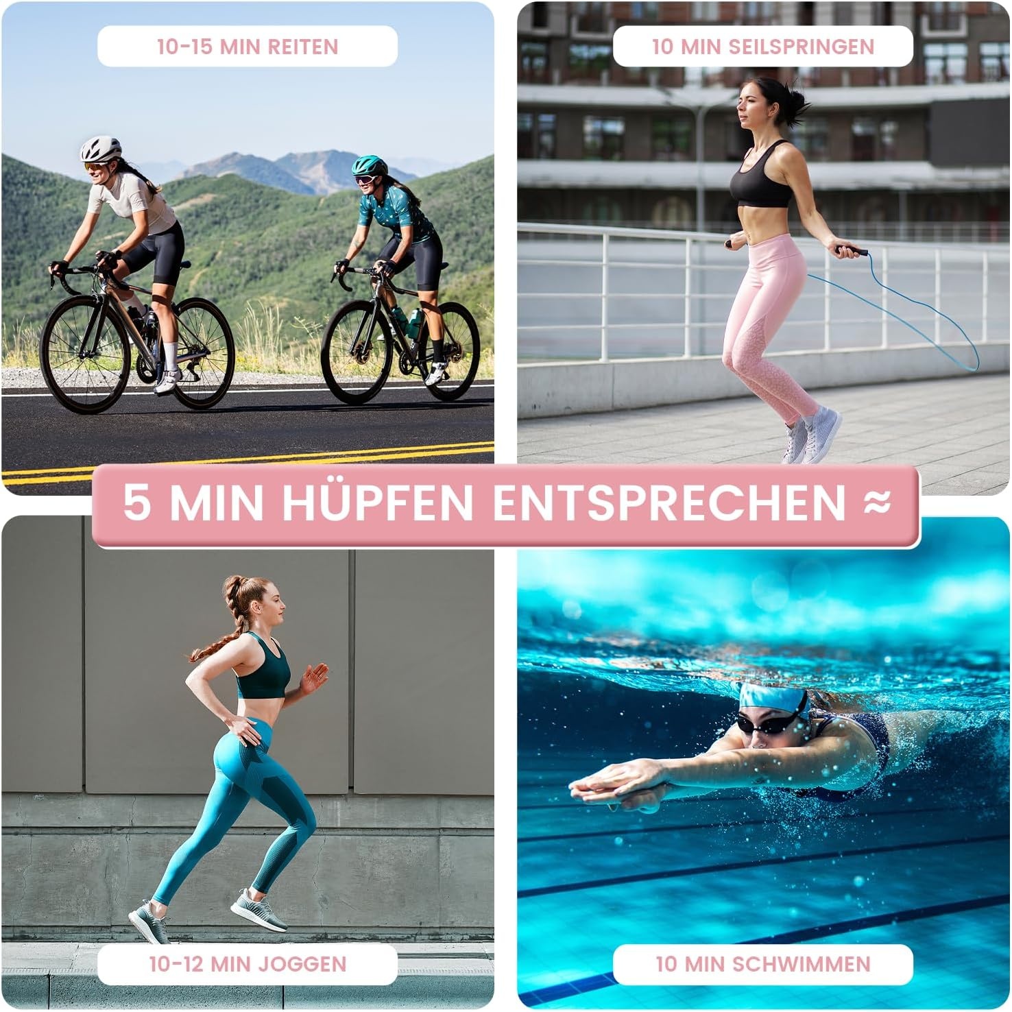 Fitness Trampoline Ø106,5 cm - Opvouwbaar, met Handgreep - 35% Korting!