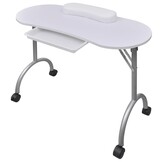 Inklapbare Manicuretafel met Wieltjes en Gratis Tas - 34% Korting!