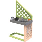 Smoby Zomerkeuken met Grillplaat & Kraan - Gerecycled Materiaal - 53% Korting