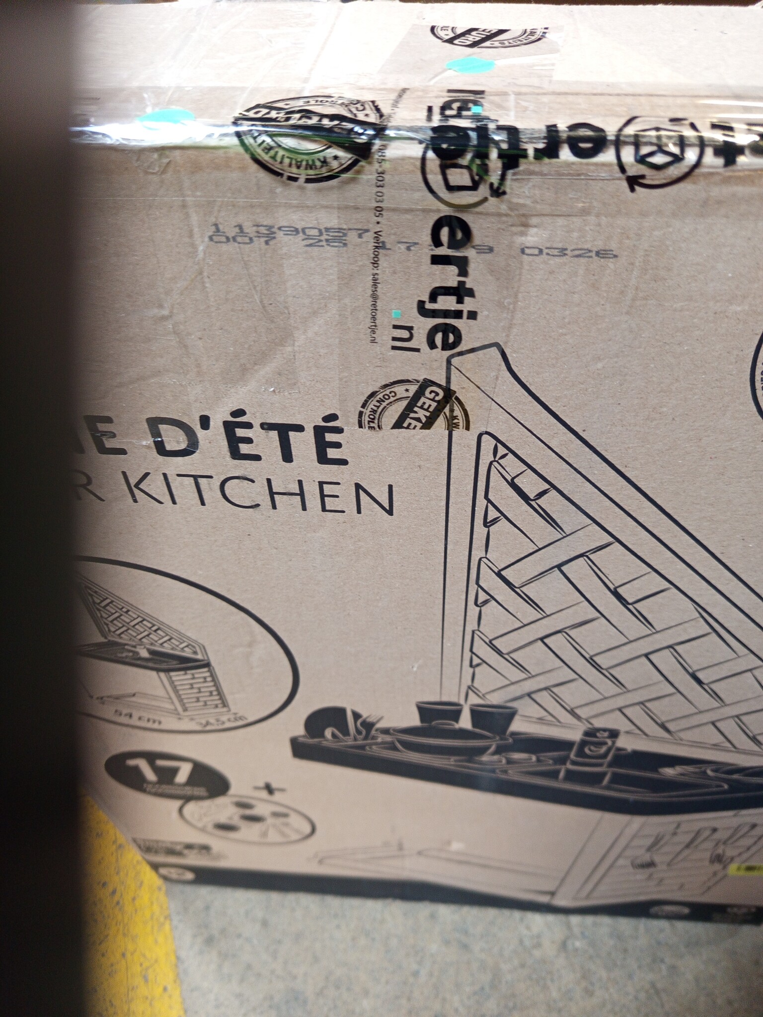 Smoby Zomerkeuken met Grillplaat & Kraan - Gerecycled Materiaal - 53% Korting