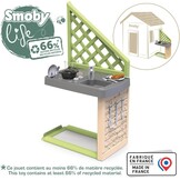 Smoby Zomerkeuken met Grillplaat & Kraan - Gerecycled Materiaal - 53% Korting