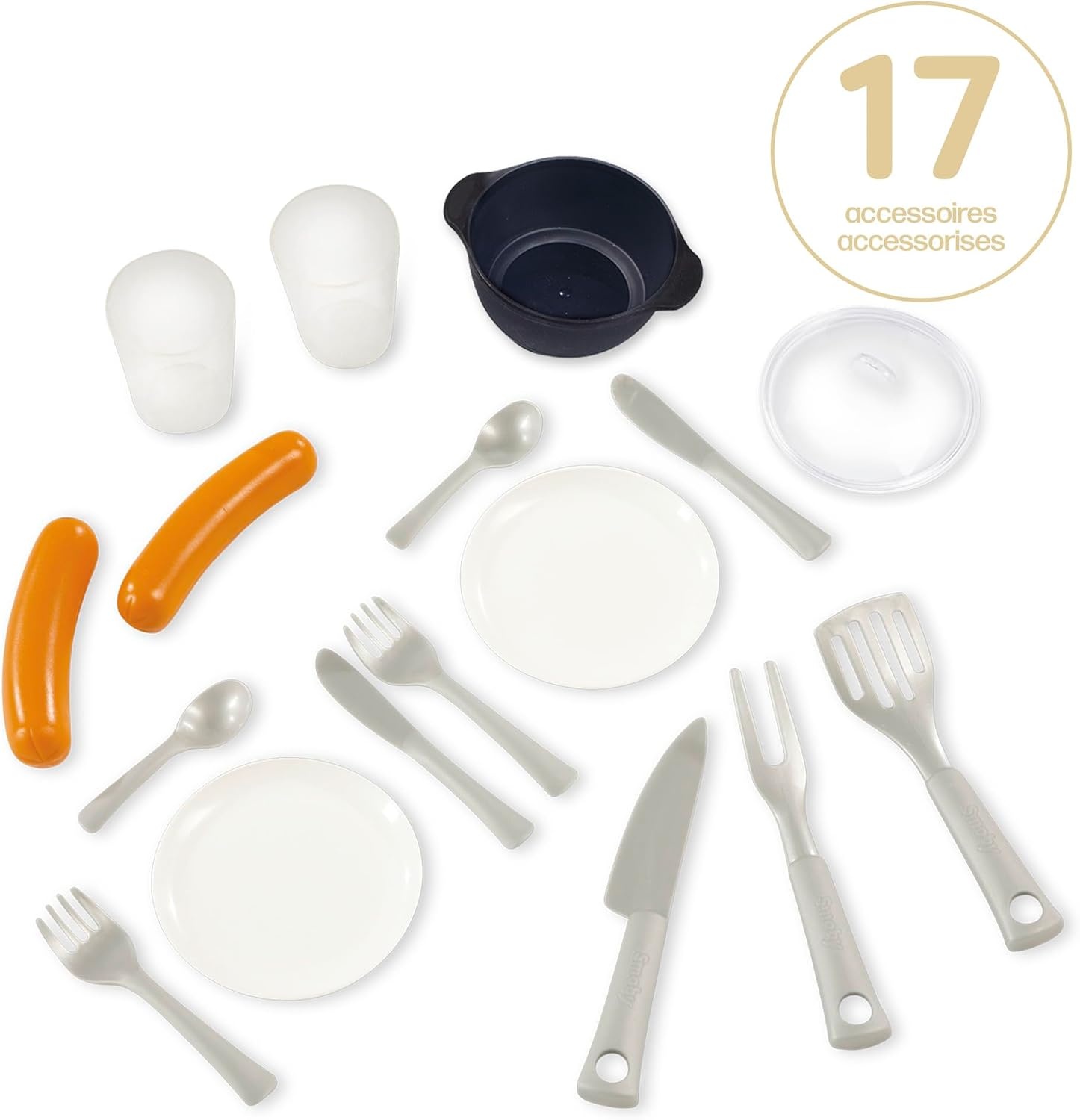 Smoby Zomerkeuken met Grillplaat & Kraan - Gerecycled Materiaal - 53% Korting