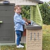 Smoby Zomerkeuken met Grillplaat & Kraan - Gerecycled Materiaal - 53% Korting