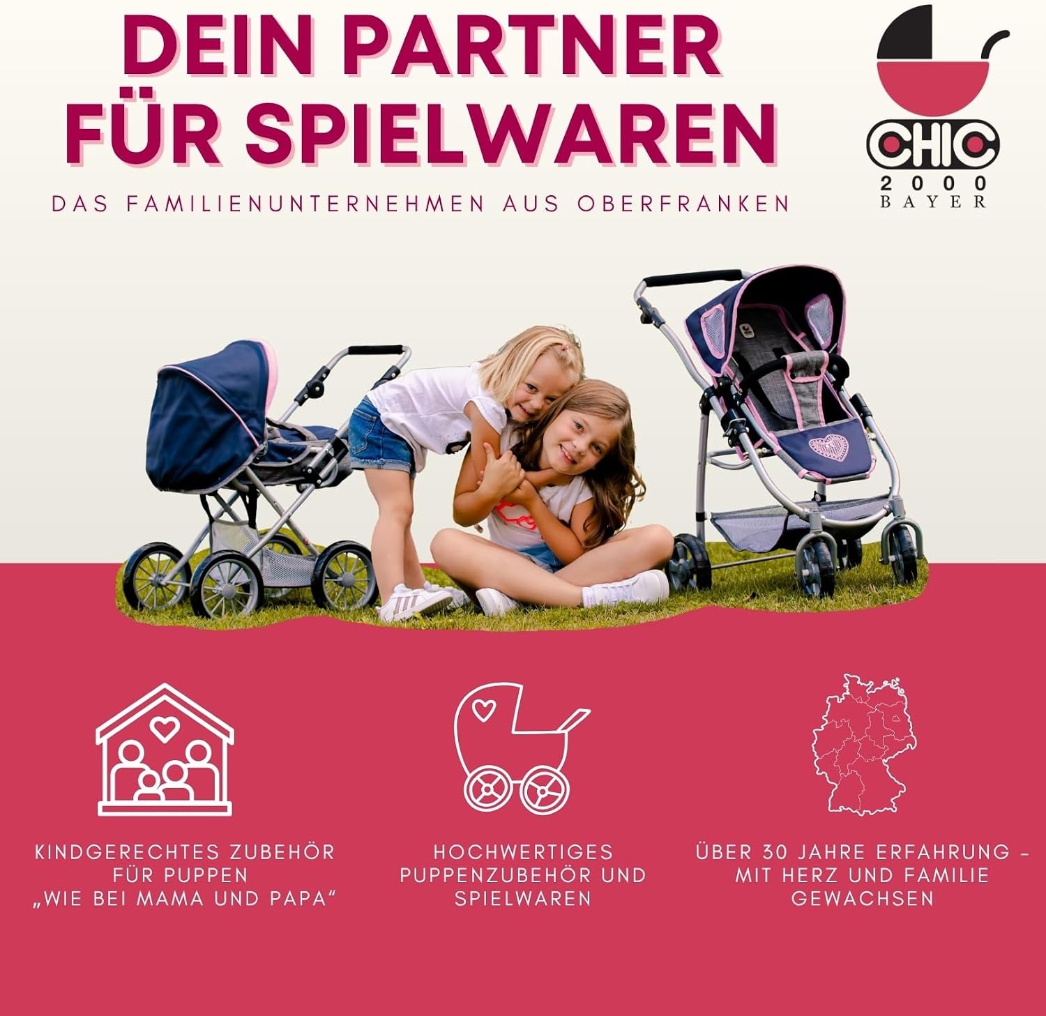 Poppenbuggy Bayer Chic 2000 Leon Jogging - 34% Korting!