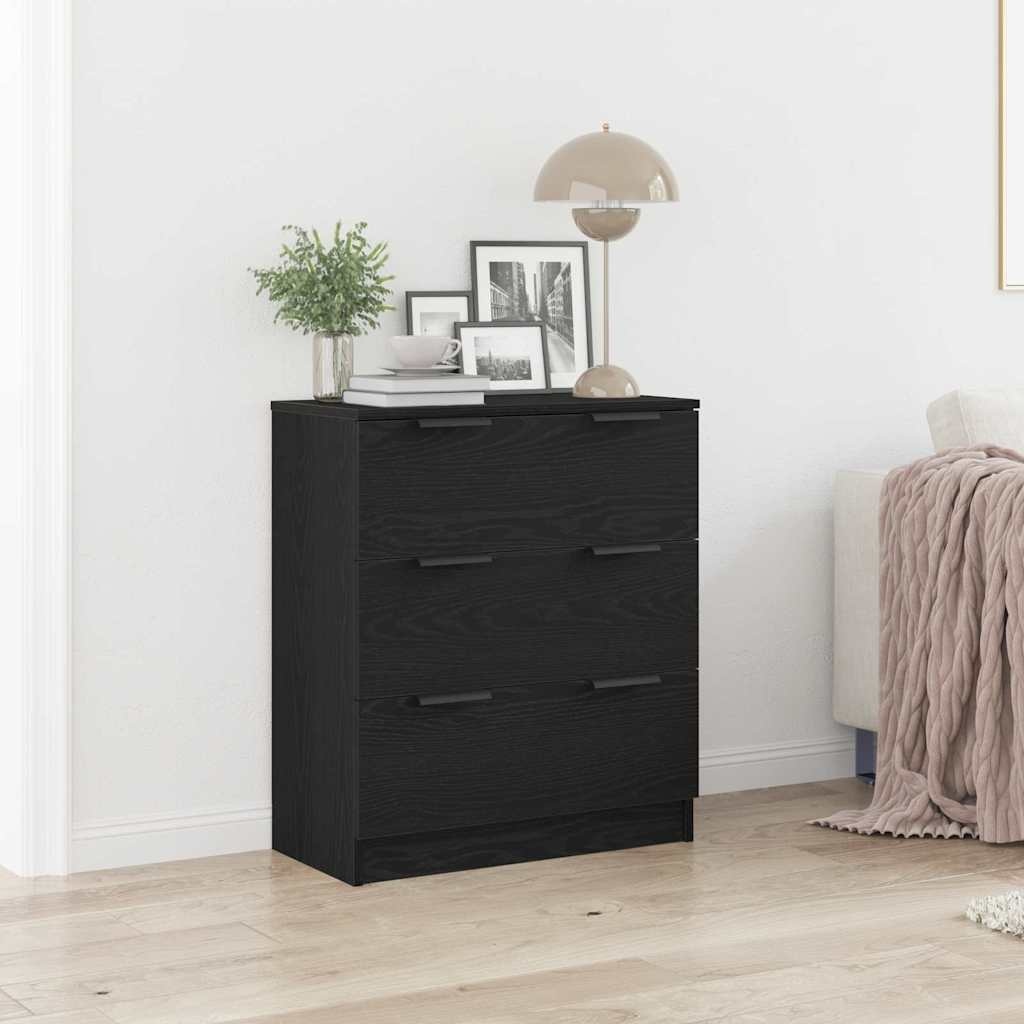 VidaXL Dressoir Zwart Bewerkt Hout - 34% Korting!