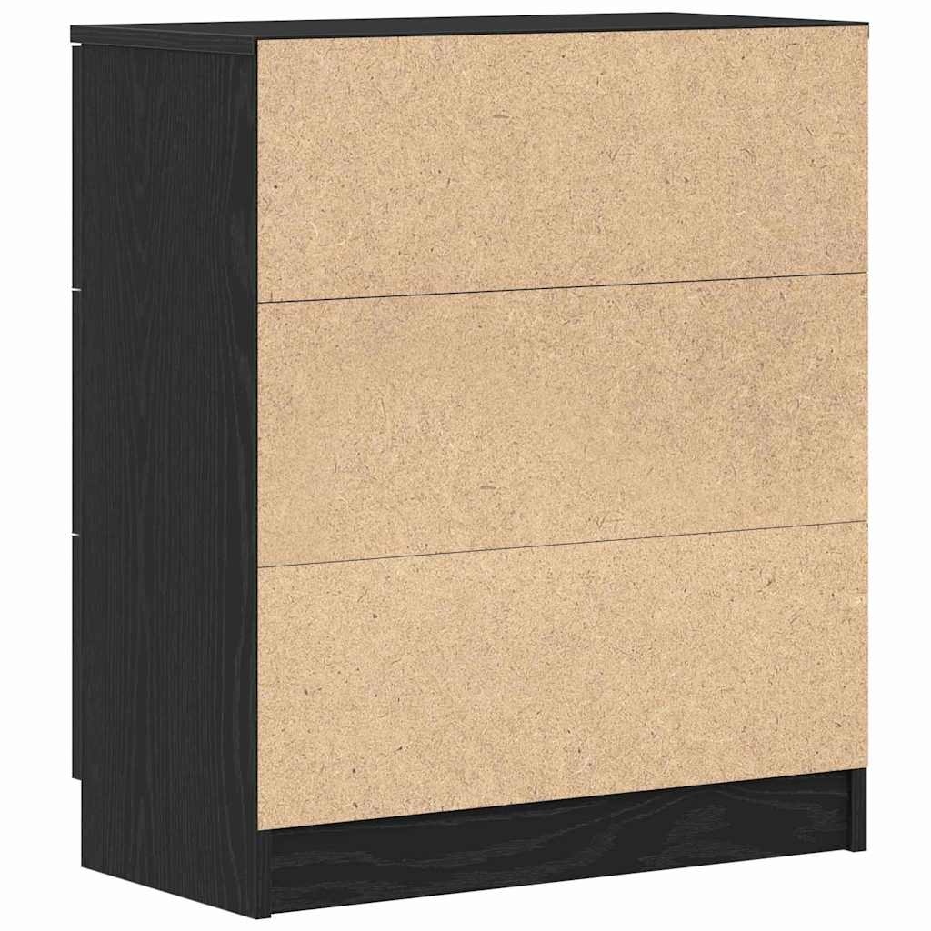 VidaXL Dressoir Zwart Bewerkt Hout - 34% Korting!