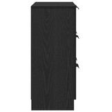 VidaXL Dressoir Zwart Bewerkt Hout - 34% Korting!