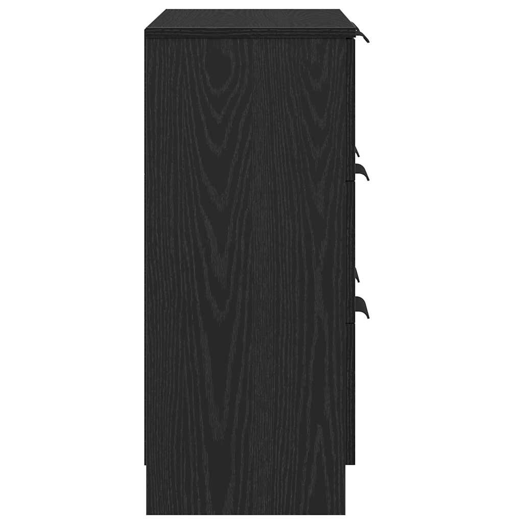 VidaXL Dressoir Zwart Bewerkt Hout - 34% Korting!