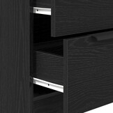 VidaXL Dressoir Zwart Bewerkt Hout - 34% Korting!