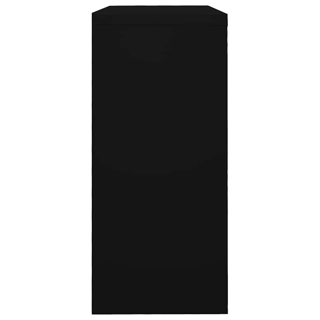 Roldeurkast Staal Zwart 90x40x90 cm - 35% Korting