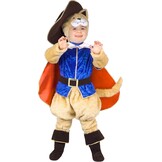 De Gelaarsde Kat Kostuum Kinderen - Beige/Rood - Maat 3-4 jaar - 33% Korting