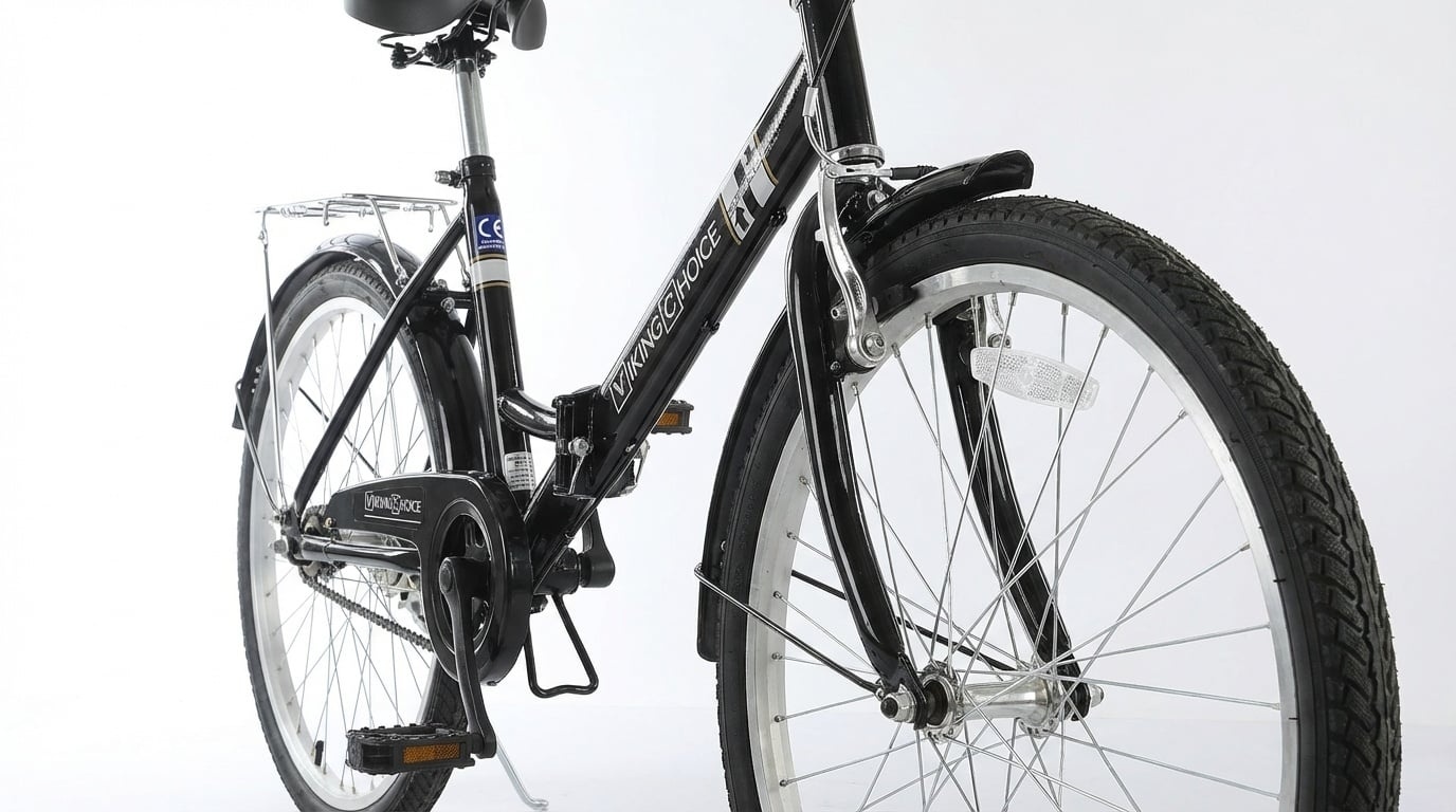 Vouwfiets 24 inch Zwart - 35% Korting