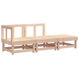 vidaXL Loungeset Grenenhout 3-Delig - 35% Korting